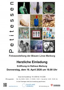 Ausstellung,Fotografie, Kunst,Petitessen,Blaue Linse, Marburg, Rathaus,